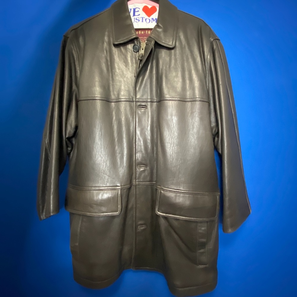 Couture J. Park Brown Lamb-Leather Jacket